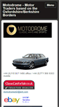 Mobile Screenshot of motodrome.co.uk